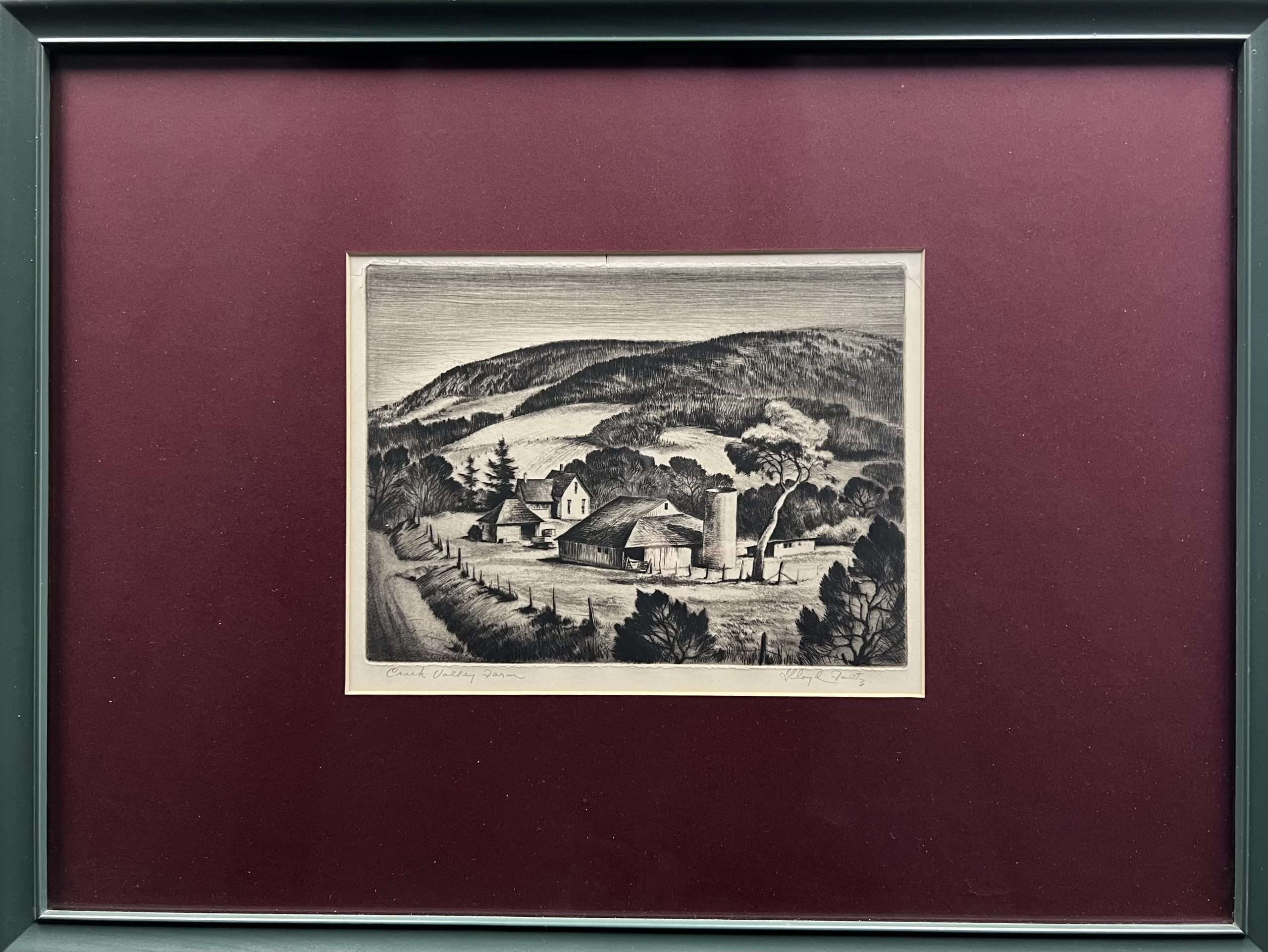 Lloyd Foltz Creek Valley Farm Artwork for Sale