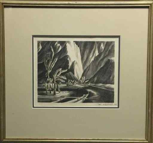 Ted Hawkins Hawaiian Scene Artwork for Sale