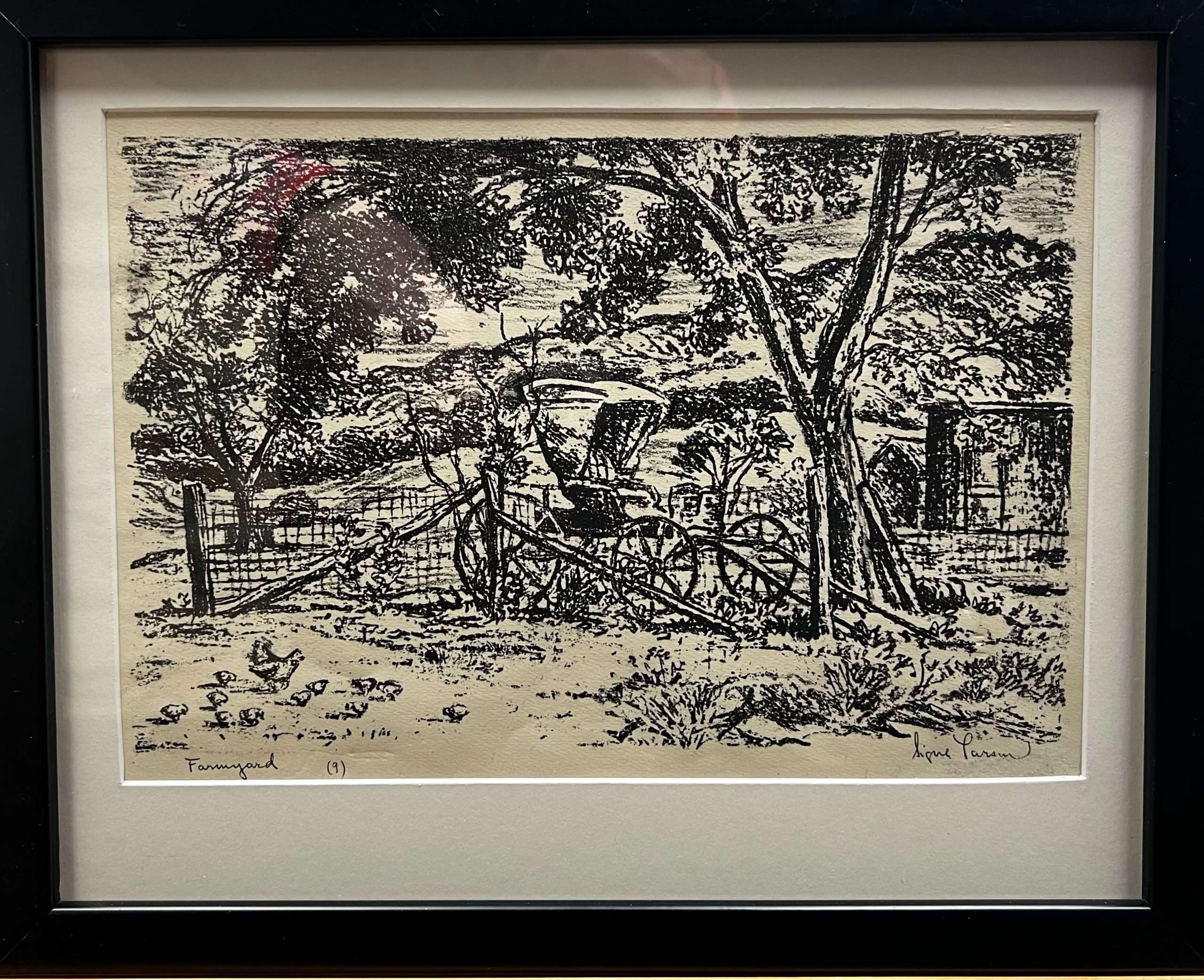 Signe Larson Farmyard (9) Artwork for Sale