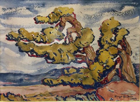 Birger Sandzen Timberline Pines Pikes Peak 1923 Artwork for Sale