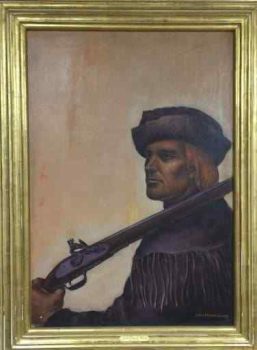 John Steuart Curry Frontiersman Artwork for Sale